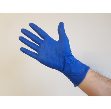 ARNOMED Gants jetables Bleu Extra Longs, gants jetables de 30cm de long en  S, Gants en nitrile jetables Extra Épais, 100 pcs/boîte, gants en  caoutchouc longs jetables, gants nitrile en S, M