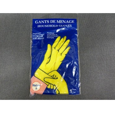 Gants Vinyle Emballé par Paire Transp.Taille M (30 Paires)