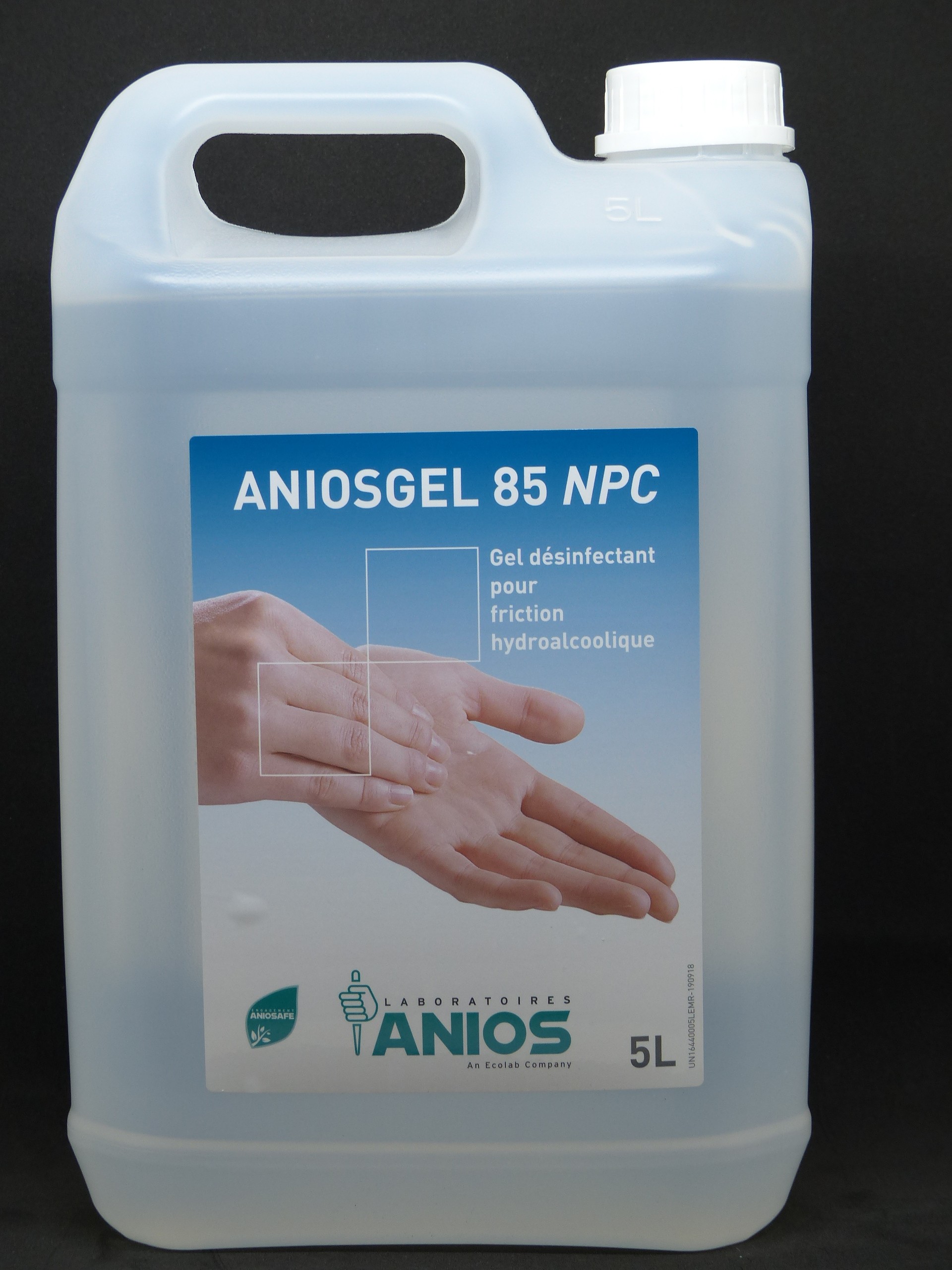 Gel hydroalcoolique 500ml / 5L désinfectant mains